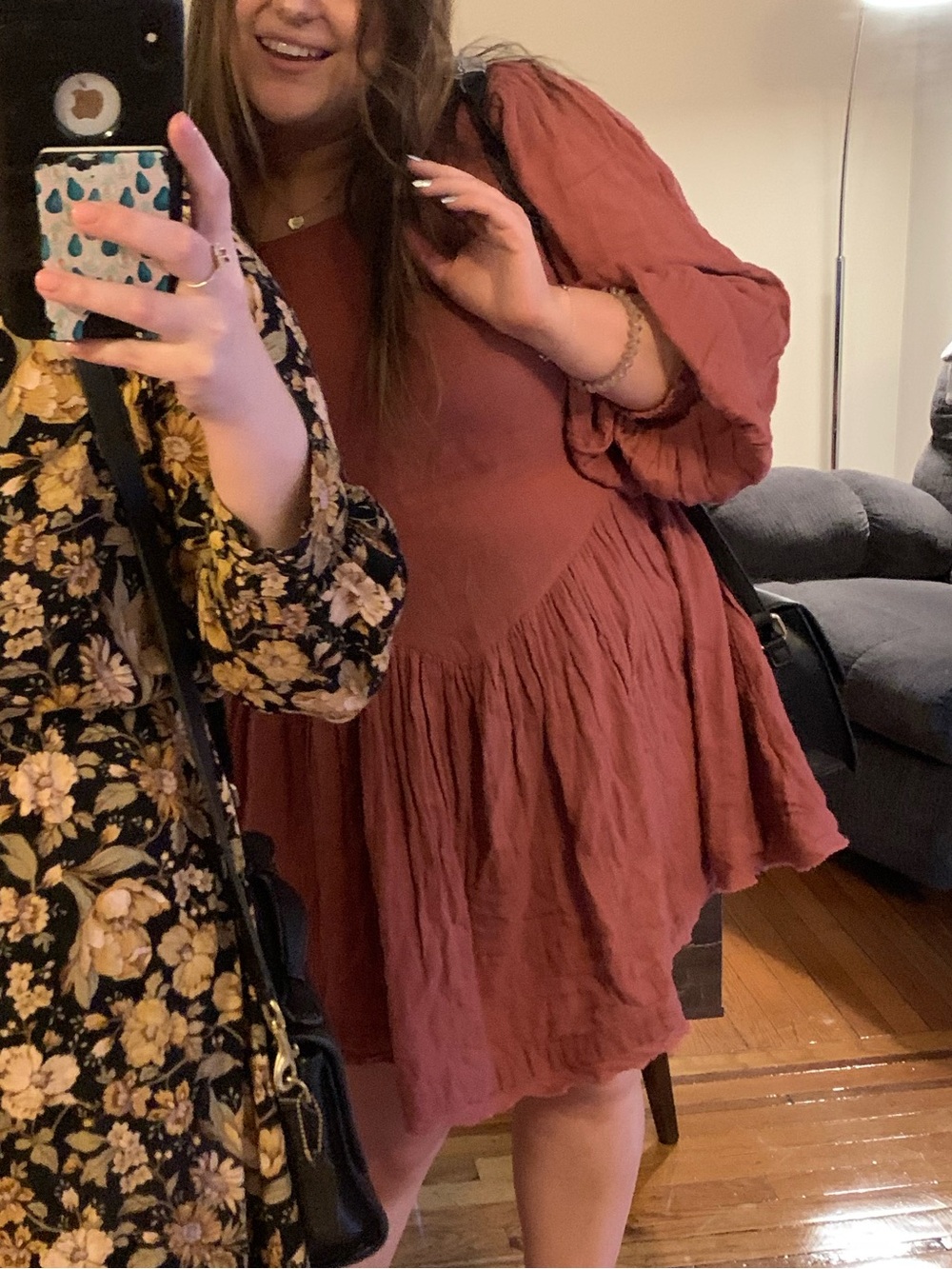 🌺 Free People Boho Babydoll Dress – Flowy & Effortless 🌺 - Picture 4 of 4